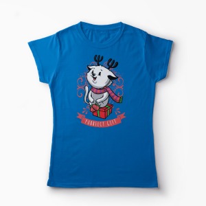 Tricou Purrfect Gift - Femei-Albastru Regal